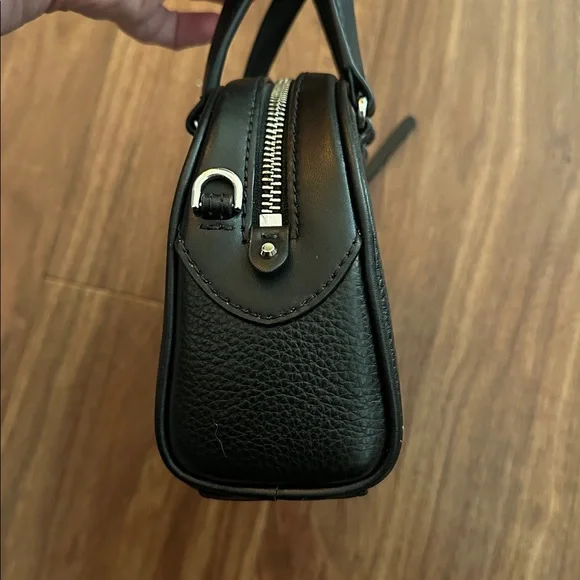 MICHAEL Michael Kors Williamsburg Extra Small Bowling Crossbody Bag Black - Picture 11 of 12